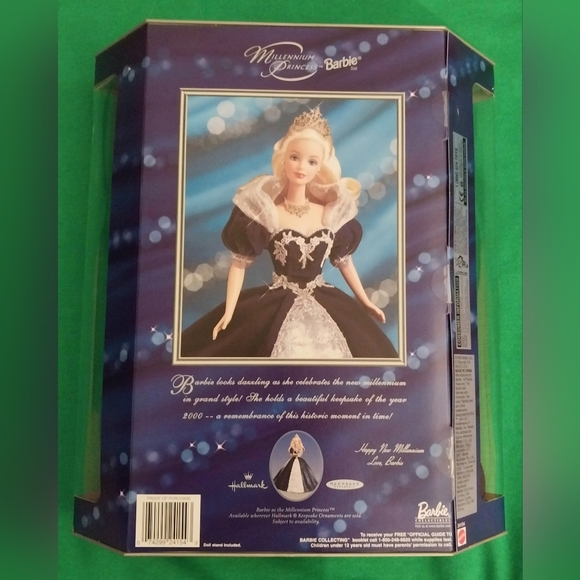 Very Rare New 2000 Special Edition Millennium Princess Barbie Doll w Keepsake - Picture 5 of 5